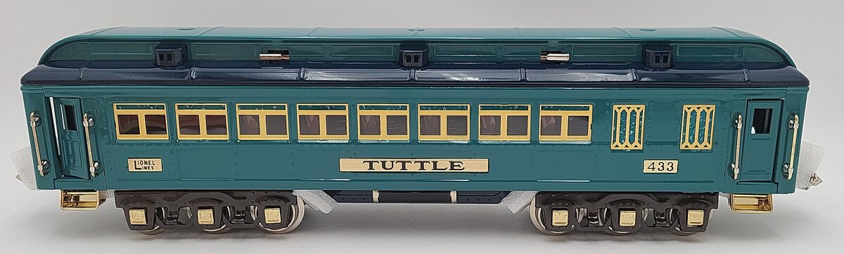 MTH 11-40023 Std. Gauge Blue Comet Tuttle Coach Car #433 LN/Box