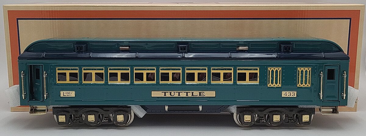 MTH 11-40023 Std. Gauge Blue Comet Tuttle Coach Car #433 LN/Box
