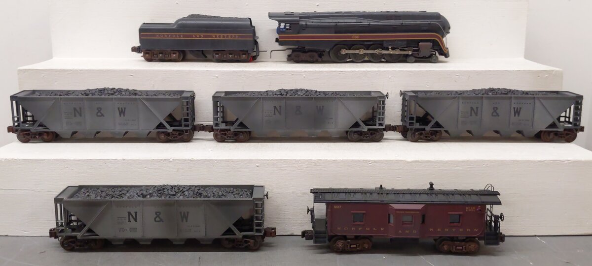 Lionel 6-11909 O Gauge Norfolk & Western Warhorse Steam Freight Set with TMCC EX/Box