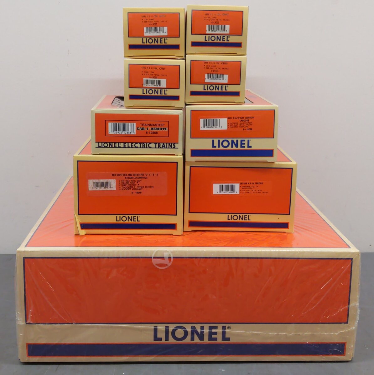 Lionel 6-11909 O Gauge Norfolk & Western Warhorse Steam Freight Set with TMCC EX/Box
