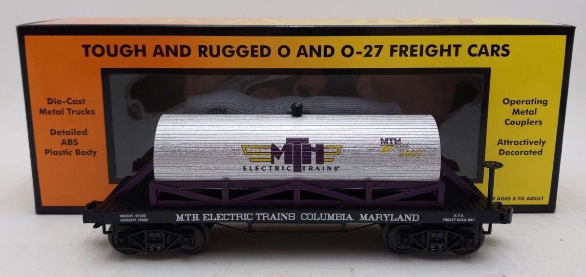 MTH 30-73235 O Gauge MTHRRC-2007 Wooden Tank Car LN/Box