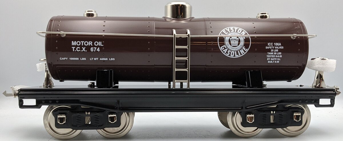 Lionel Std. Gauge 215 Tank Car Keystone Gasoline NIB