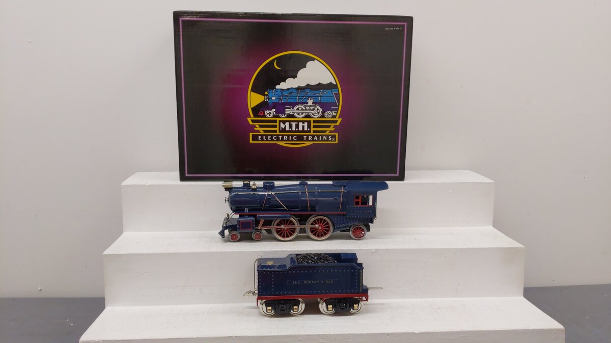MTH 10-1318-1 Std. Gauge Tinplate #1134 Dorfan Steam Locomotive & Tender w/PS2 EX/Box