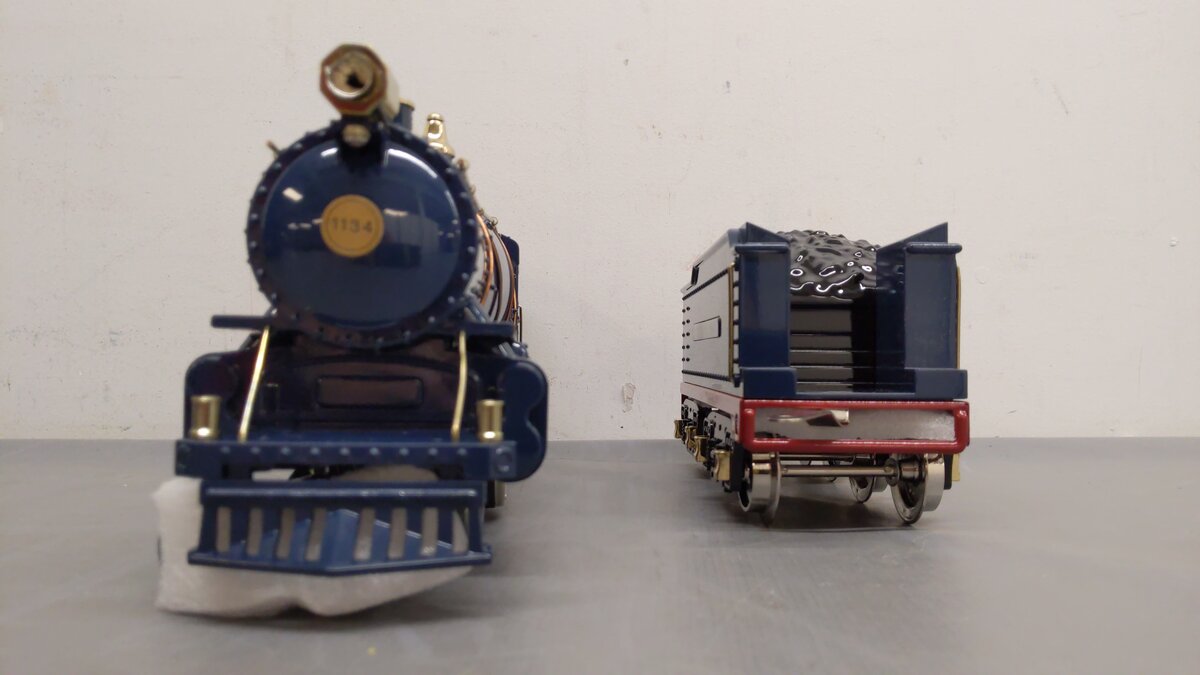 MTH 10-1318-1 Std. Gauge Tinplate #1134 Dorfan Steam Locomotive & Tender w/PS2 EX/Box