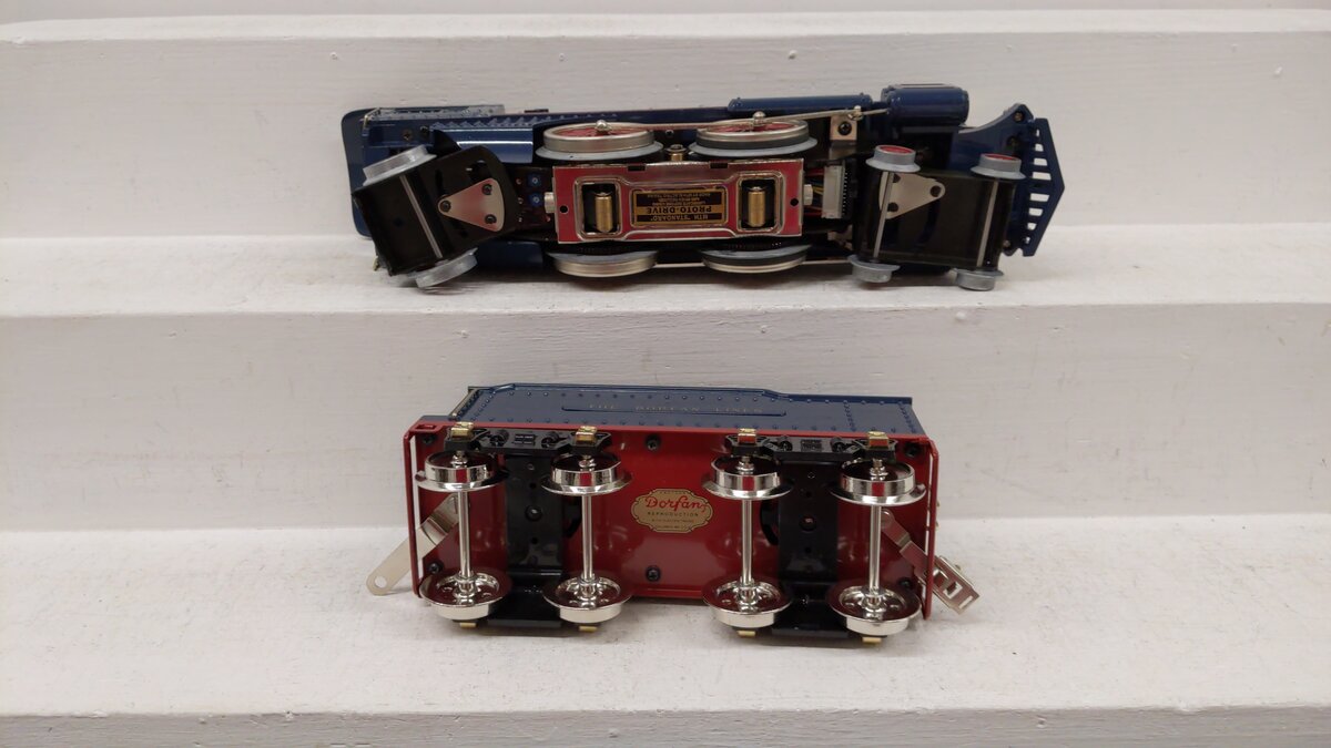 MTH 10-1318-1 Std. Gauge Tinplate #1134 Dorfan Steam Locomotive & Tender w/PS2 EX/Box
