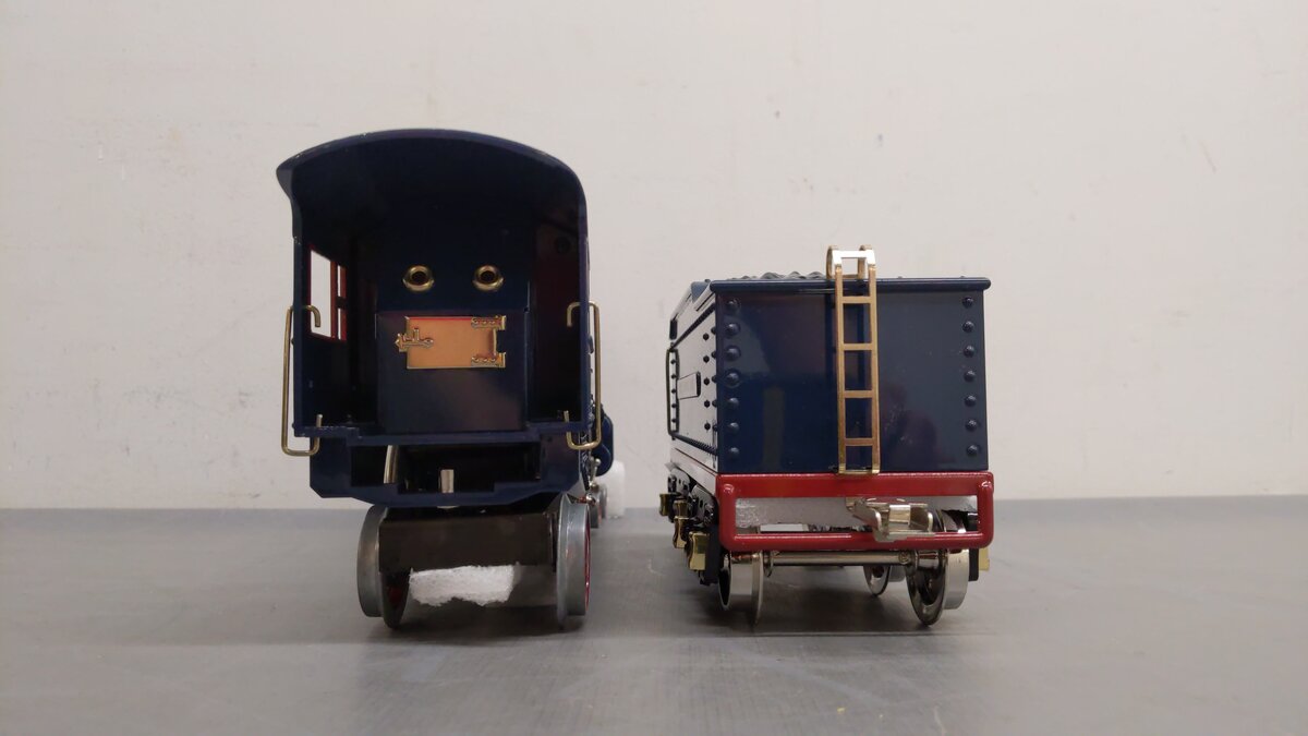 MTH 10-1318-1 Std. Gauge Tinplate #1134 Dorfan Steam Locomotive & Tender w/PS2 EX/Box