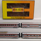 MTH 30-6705 O Santa Fe 60' Streamlined Passenger Car Set (Set of 4) EX/Box