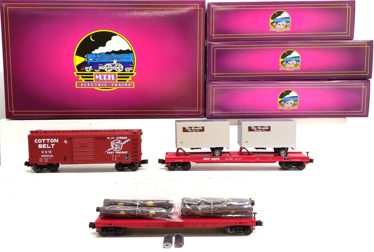 MTH 20-90037 O Union Pacific Merger Series Freight Car Set (Set of 3) LN/Box