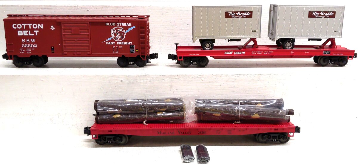 MTH 20-90037 O Union Pacific Merger Series Freight Car Set (Set of 3) LN/Box