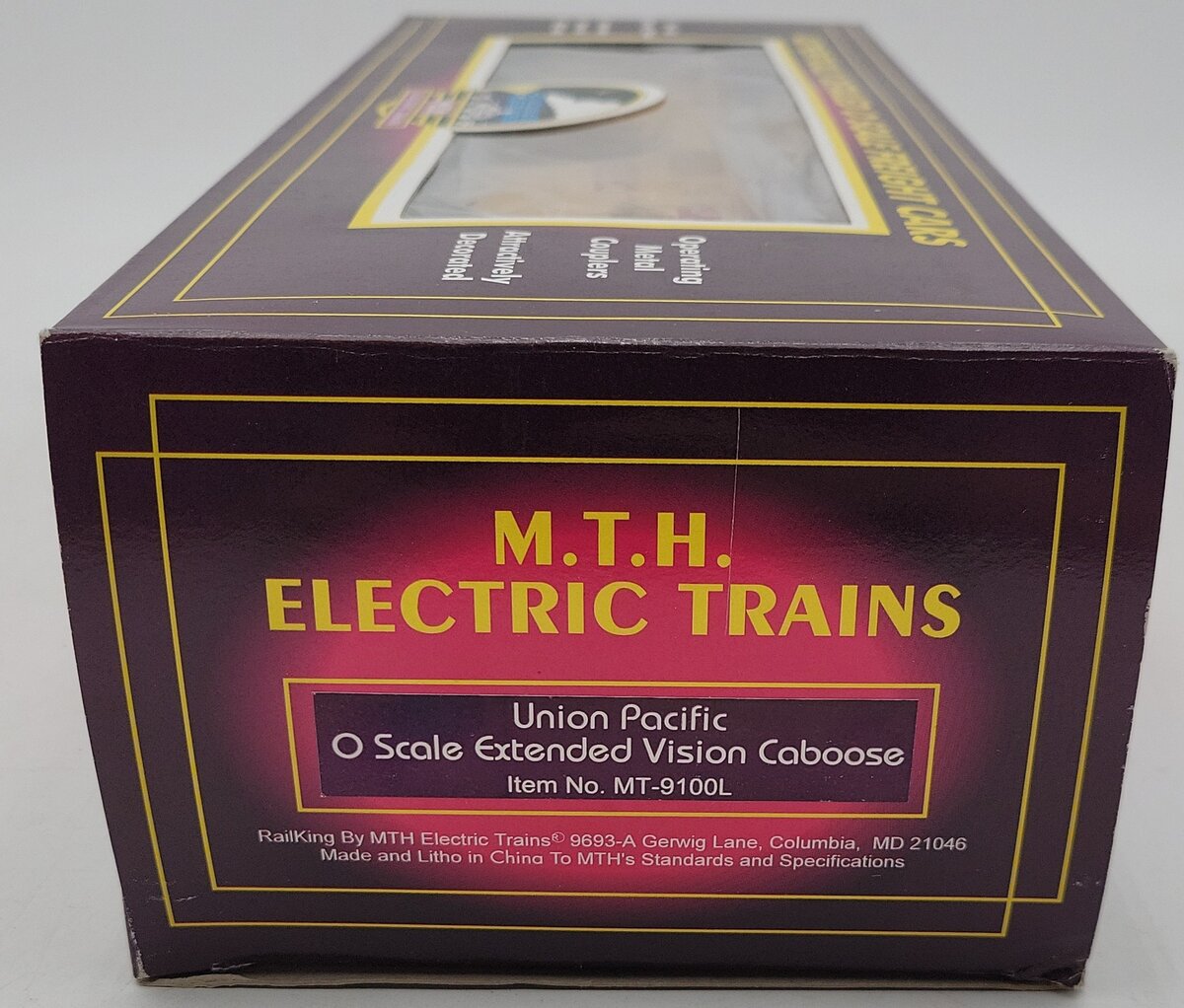 MTH 20-9100 O Gauge Union Pacific Extended Vision Caboose #25214 NIB