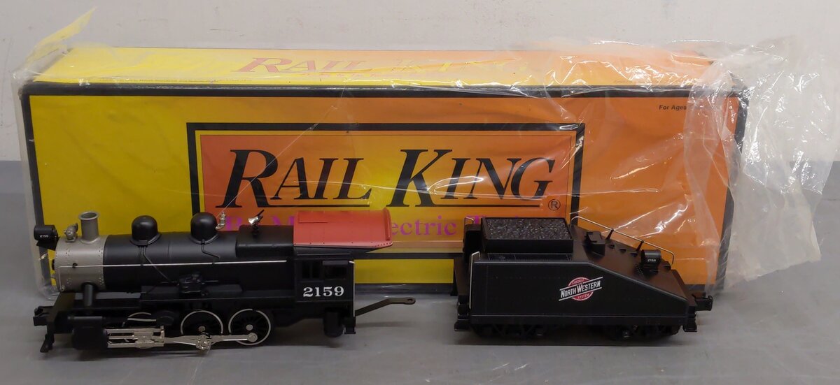 MTH 30-1204-1 CNW 0-6-0 B-6 Switcher Steam Locomotive & Tender #2159 w/PS2 NIB