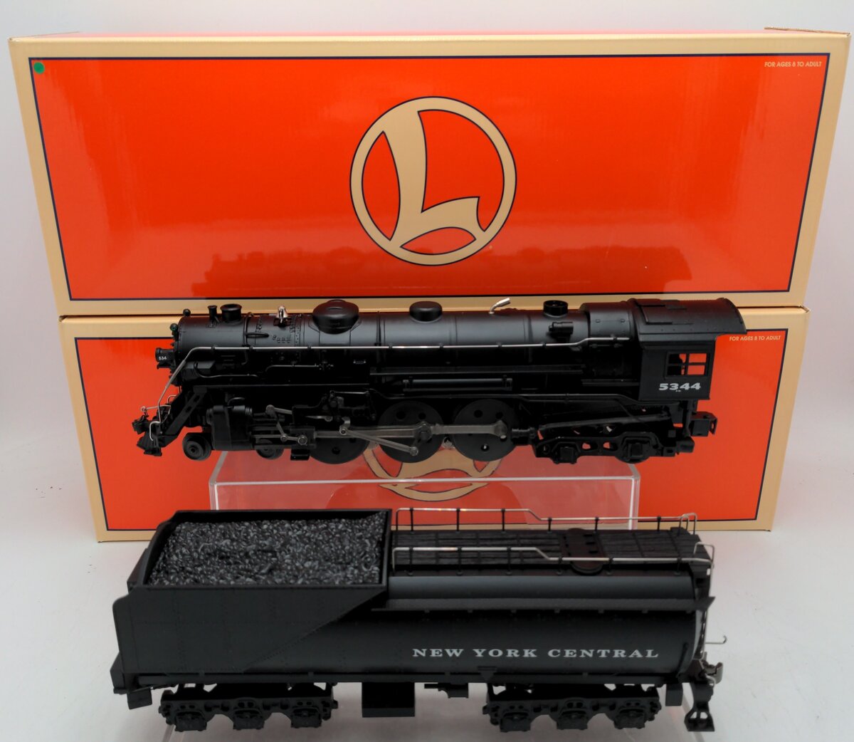 Lionel 6-18056 O NYC 763E J1e 4-6-4 Hudson Steam Locomotive & Oil Tender #5344 EX/Box