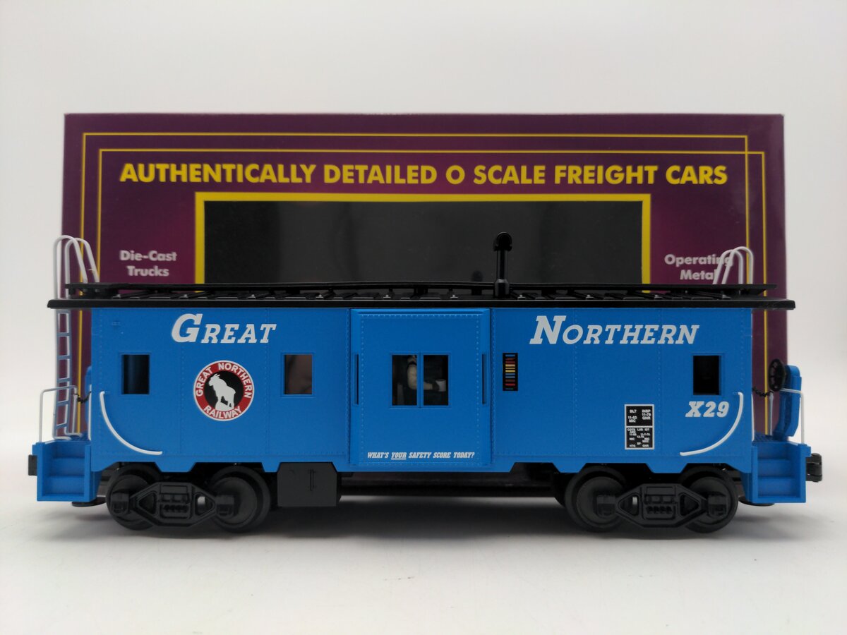 MTH 20-91073 O Great Northern Bay Window Caboose #X29 LN/Box