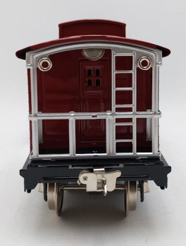 MTH 11-30014 Lionel Std. Gauge #217 Red with Nickel Trim Caboose NIB