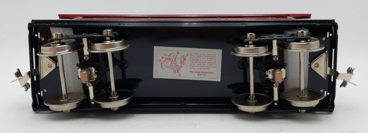 MTH 11-30014 Lionel Std. Gauge #217 Red with Nickel Trim Caboose NIB