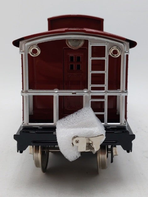 MTH 11-30014 Lionel Std. Gauge #217 Red with Nickel Trim Caboose NIB