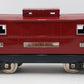 MTH 11-30014 Lionel Std. Gauge #217 Red with Nickel Trim Caboose NIB