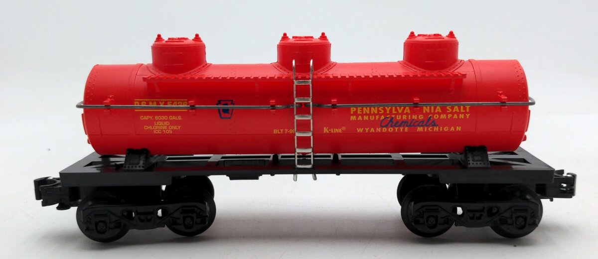 K-Line K5426 O Gauge Pennsylvania Salt Co. Triple Dome Tank Car NIB