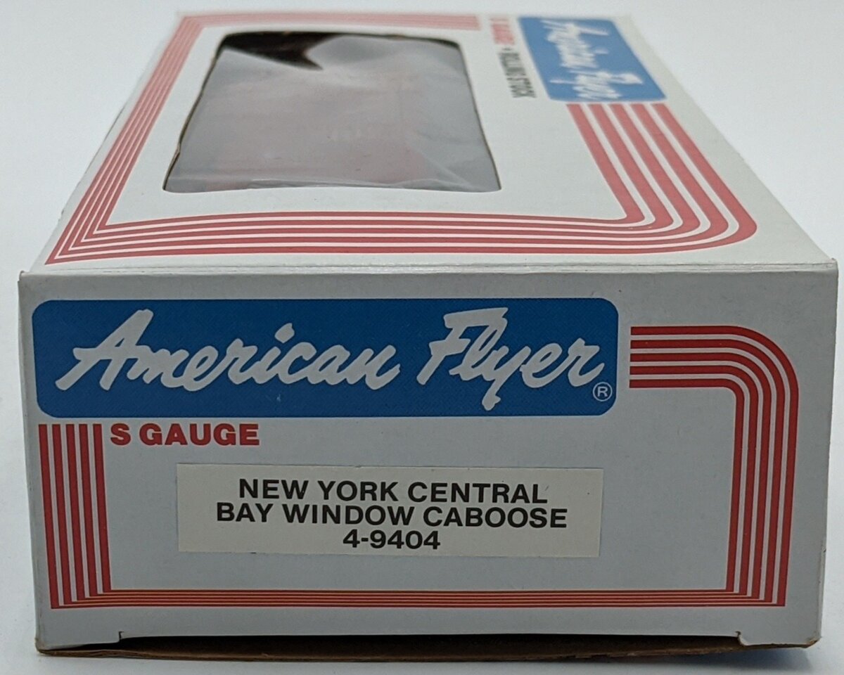 American Flyer 4-9404 S Scale New York Central Bay Window Caboose NIB