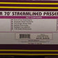 MTH 20-65136 O Santa Fe Premier 70' Streamlined Passenger Car Set (Set of 5)