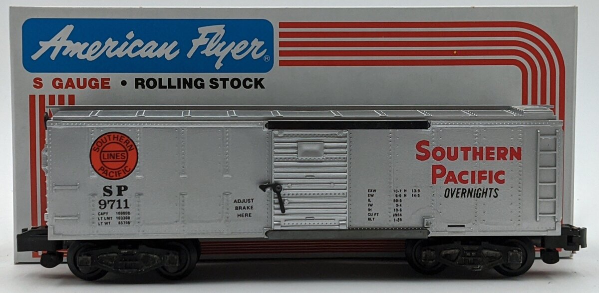 American Flyer 4-9711 S Gauge Southern Pacific Boxcar #9711 NIB