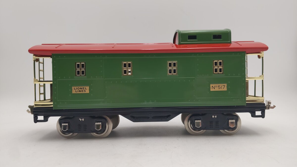 MTH 11-30020 Caboose #517 Green/Red EX/Box