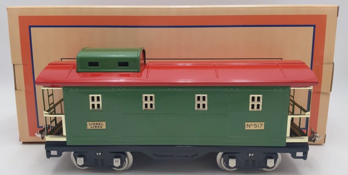 MTH 11-30020 Caboose #517 Green/Red EX/Box