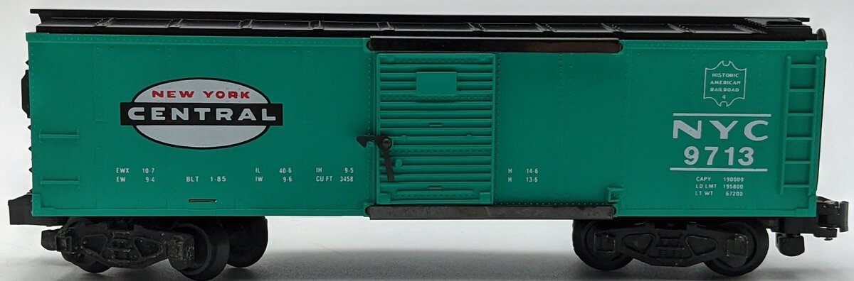 American Flyer 4-9713 S Scale New York Central Boxcar NIB