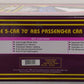 MTH 20-6574 O Canadian National 70' Streamlined Passenger Car Set (Set of 5) EX/Box