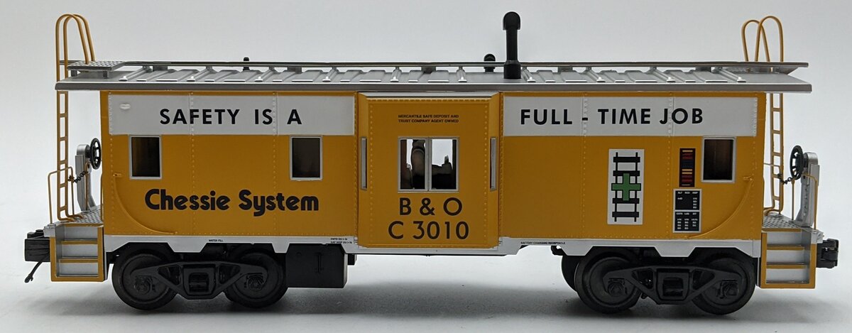 MTH 20-91419 O Chessie Bay Window Caboose #3010 NIB