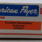 American Flyer 4-9403 S Gauge Southern Bay Window Illuminated Caboose EX/Box