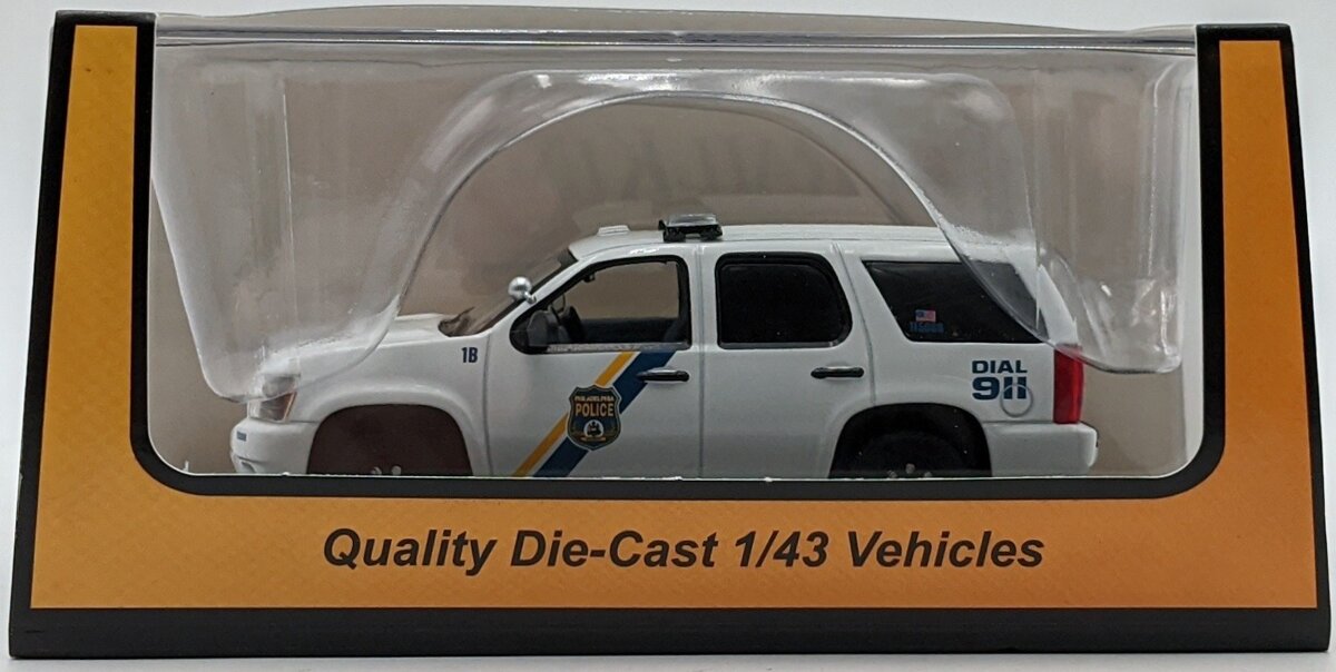 MTH 30-50078 1:43 Chevy Tahoe Philadelphia Police SUV NIB