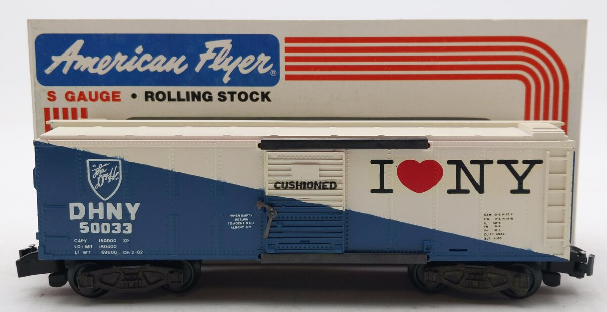 American Flyer 50033 S Gauge "I Love NY" Boxcar #50033 EX/Box
