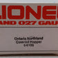 Lionel 6-6100 O Gauge Ontario Northland Covered Quad Hopper EX/Box