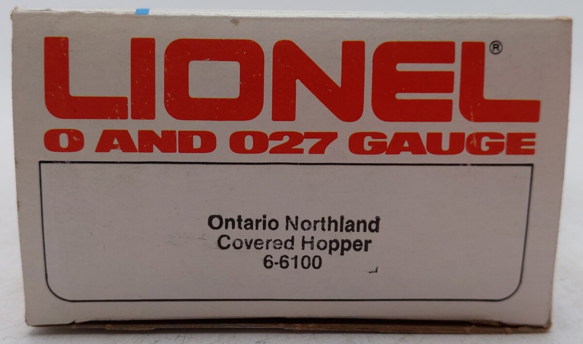 Lionel 6-6100 O Gauge Ontario Northland Covered Quad Hopper EX/Box