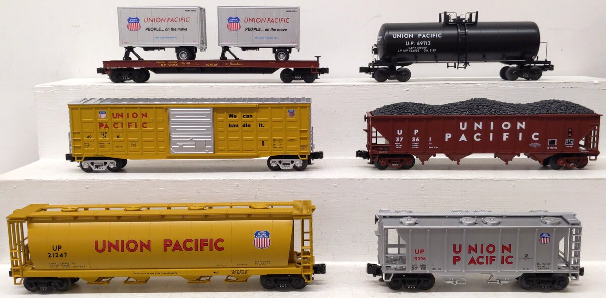 MTH 20-90023 O Union Pacific Premier Freight Car Set #2 (Set of 6) LN/Box