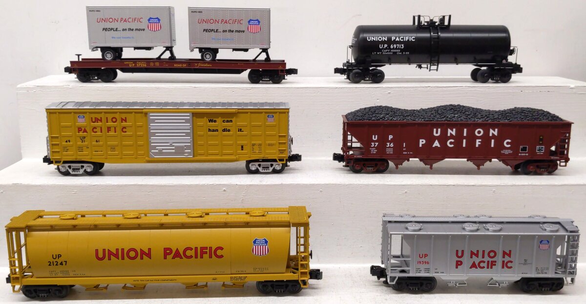 MTH 20-90023 O Union Pacific Premier Freight Car Set #2 (Set of 6) LN/Box