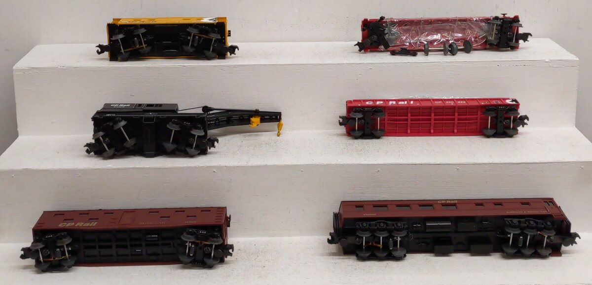 MTH 30-7009 O Scale CP Rail 6-Car Set VG/Box