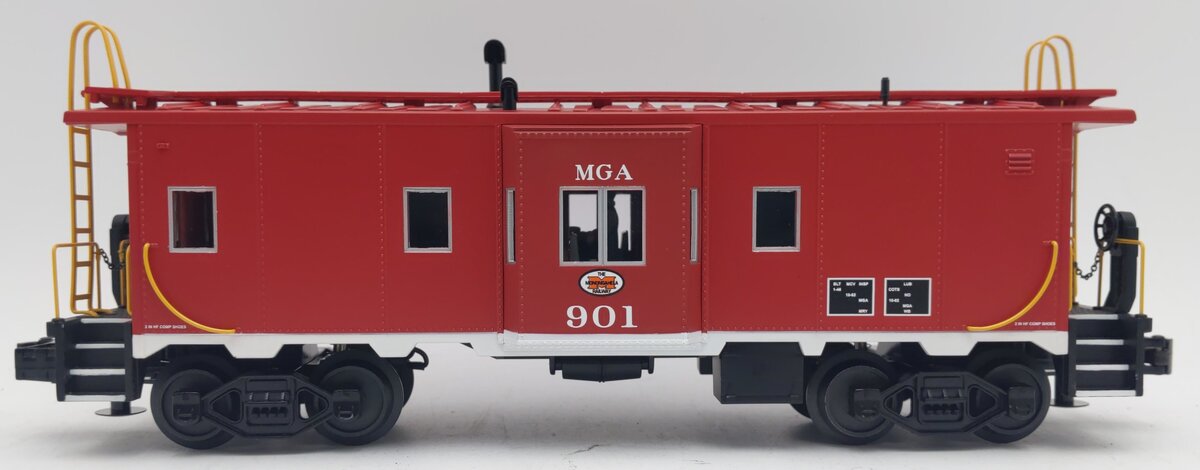 MTH 20-91133 O-Gauge Monongahela (MGA) Bay Window Caboose #901 LN/Box