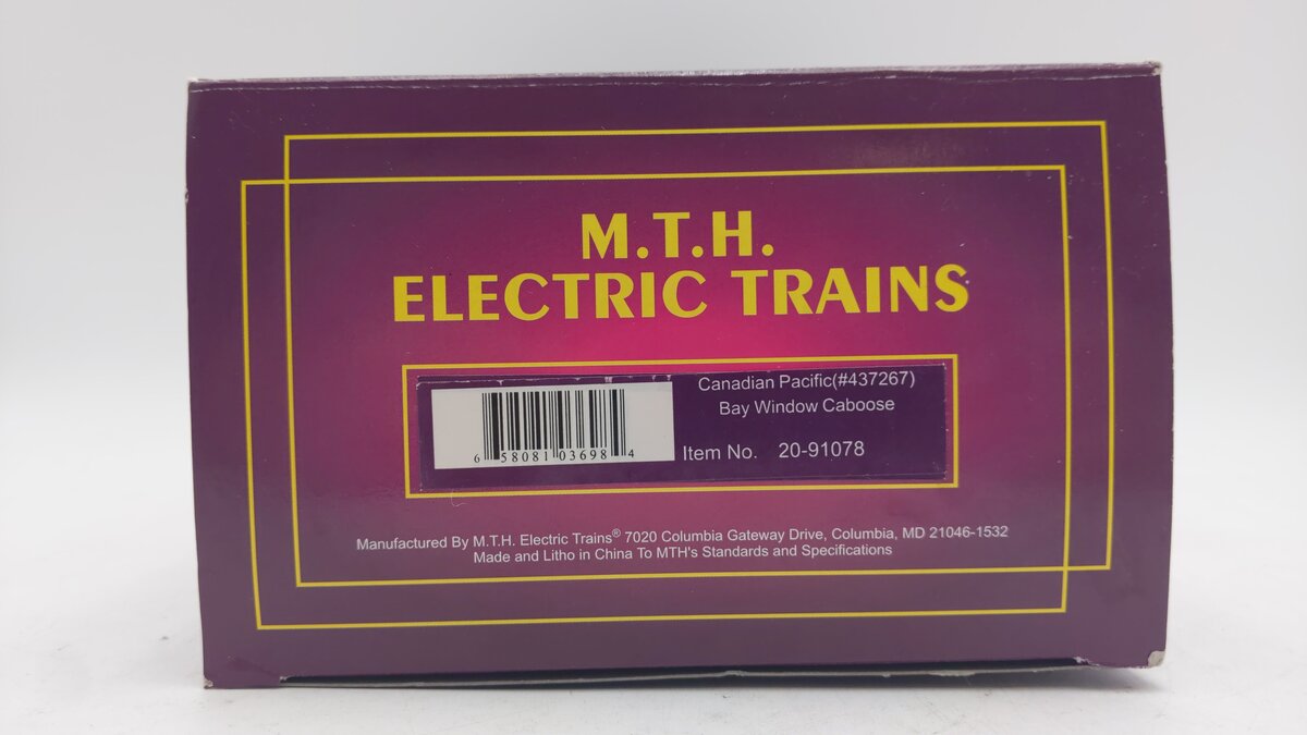 MTH 20-91078 Canadian Pacific Caboose #437267 LN/Box