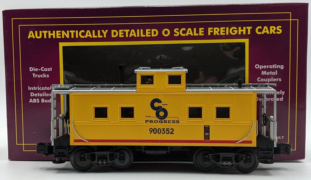 MTH 20-91057 O Gauge Chesapeake & Ohio Caboose #900352 NIB