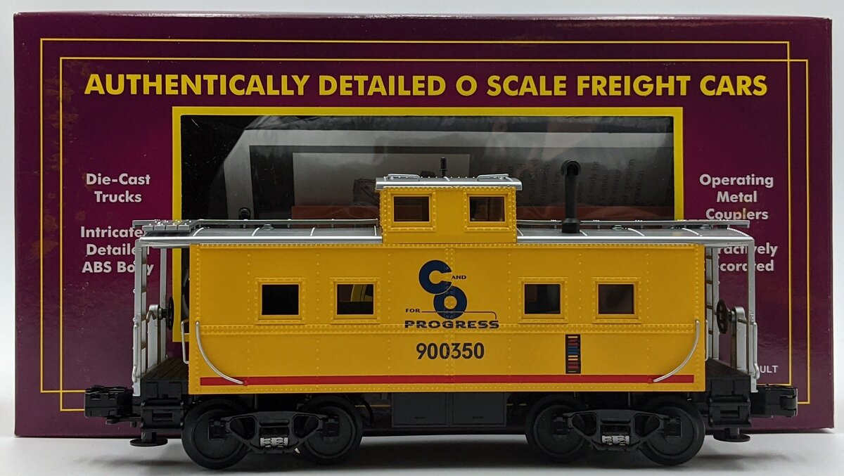 MTH 20-91057 O Gauge Chesapeake & Ohio Illuminated Caboose #900350 LN/Box