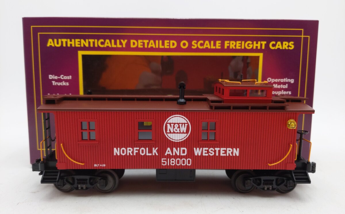MTH 20-91069 O Scale N&W Woodsided Caboose #518000 LN/Box