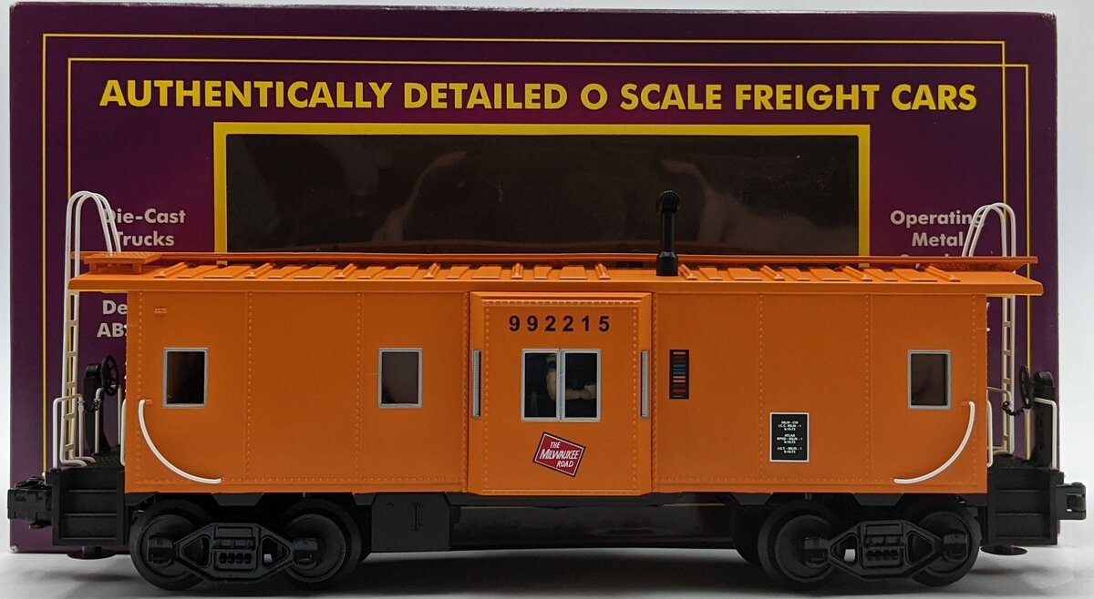 MTH 20-91134 O Milwaukee Road Bay Window Caboose NIB