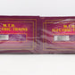 MTH 20-91081 O Gauge Santa Fe Extended Vision Caboose (2-Pack) MT/Box