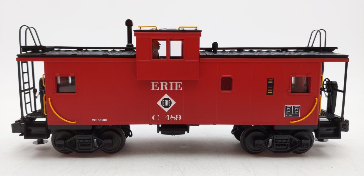 MTH 20-91107 O Gauge Erie Extended Vision Caboose #C-489 LN/Box