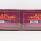 MTH 20-91089 O Gauge Extended Vision Caboose (2-Pack) MT/Box