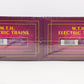 MTH 20-91089 O Gauge Extended Vision Caboose (2-Pack) MT/Box