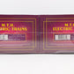 MTH O Gauge 20-91085 Pere Marquette Center Cupola Steel Caboose (2 Pack) MT/Box