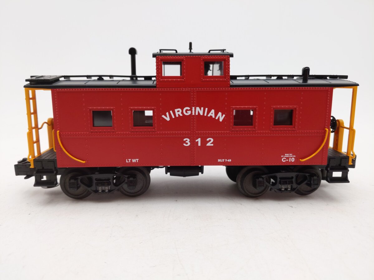 MTH 20-91104 O Gauge Virginian Center Cupola Steel Caboose #312 EX/Box